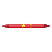 Chinese vlag zwarte inkt pen (Voorkant)