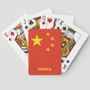 Chinese vlagspellen, Chinese speelkaarten