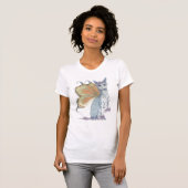chinese vlinderhond t-shirt (Voorkant volledig)