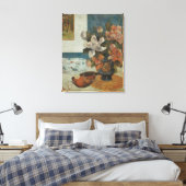 Chinese volken en Mandolin door Paul Gauguin Canvas Afdruk (Insitu (Slaapkamer))
