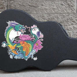 Chinese waterdraak koi vis sticker