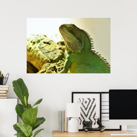 Chinese waterdraak poster (Thuiskantoor)