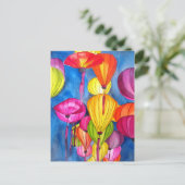 Chinese waterverf briefkaart (Staand voorkant)