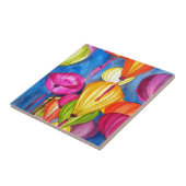 Chinese waterverf tegeltje (Zijkant)