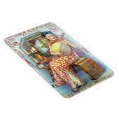  Chinese winkeladvertentie Lute Player Magneet (Rechterzijde)