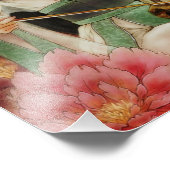 Chinese witte slang Fantasy Art Foto afdrukken Afdruk (Hoek)