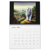 Chinese witte tijger #1 kalender (Jan 2026)