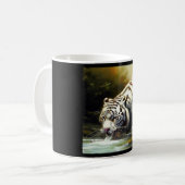 Chinese witte tijger (20) koffiemok (Voorkant links)