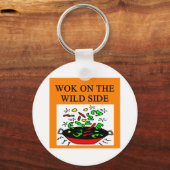 chinese wok kook sleutelhanger (Voorkant)