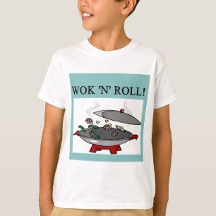 chinese wok kook t-shirt