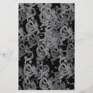 Chinese Ying Yang Dragon Briefpapier