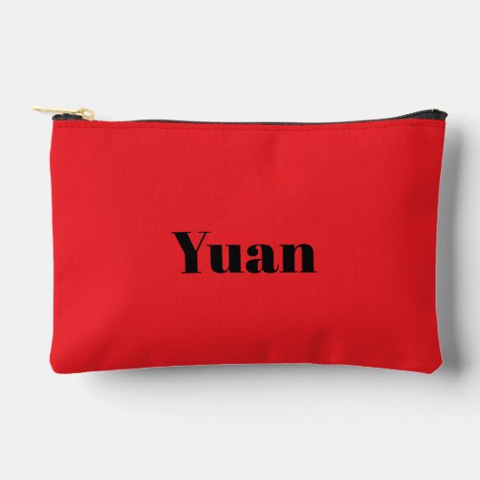 Chinese Yuan ritssluiting Etui (Voorkant)