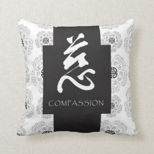 Chinese zen Compassion Pillow Kussen