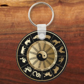 Chinese Zodiac Chart Sleutelhanger (Voorkant)