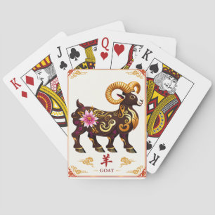 Chinese Zodiac Geit Speelkaarten