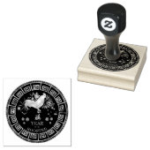Chinese Zodiac Haan ID542 Rubberstempel (Gestempeld)