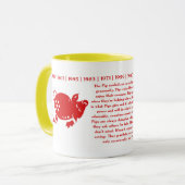 CHINESE ZODIAC-JAAR VAN DE PIG MOK (Voorkant links)