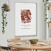 Chinese Zodiac Jaar van de Rat Verjaardag Print Gi