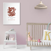 Chinese Zodiac Jaar van de Verjaardag van de Hond  Poster