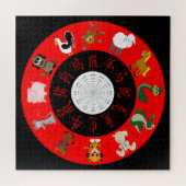 Chinese Zodiac Legpuzzel (Horizontaal)