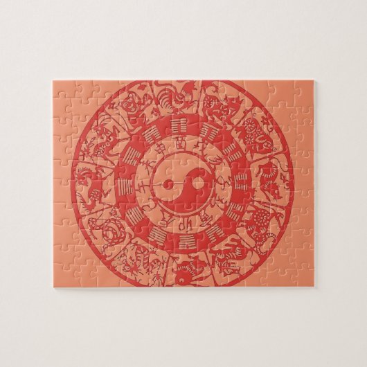 "Chinese Zodiac" Legpuzzel (Horizontaal)