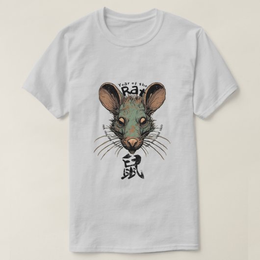 Chinese Zodiac "Rat" T-Shirt (Design voorkant)