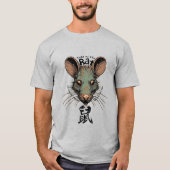 Chinese Zodiac "Rat" T-Shirt (Voorkant)