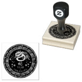 Chinese Zodiac Snake ID542 Rubberstempel (Gestempeld)