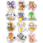 Chinese Zodiac Sticker (Voorkant)