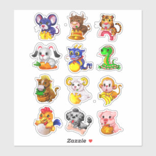 Chinese Zodiac Sticker