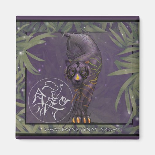 Chinese Zodiac Tiger Magnet Magneet (Voorkant)