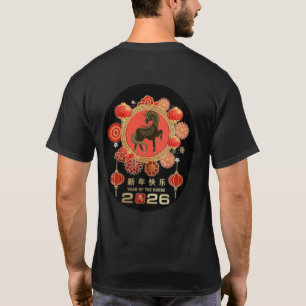 Chinese Zodiak Jaar van het Paard 2026 T-shirt