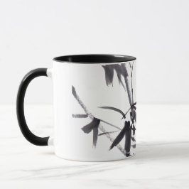 Chinesische Bambus-Tuschekunst Mok