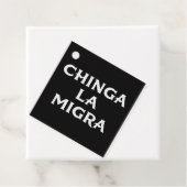 Chinga LA Migra Bedankjes Labels (In situ)