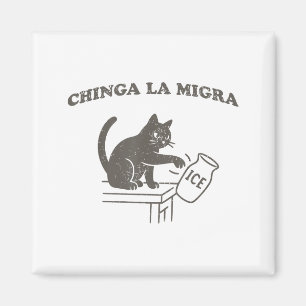Chinga La Migra Immigratie Afschaffen Ijs Grappige Magneet