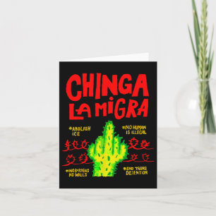 Chinga La Migra Politiek Pro Immigratie Sociaal J Kaart