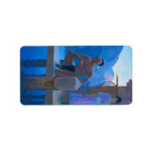 Chingachgook van Newell Convers Wyeth Etiket (Voorkant)