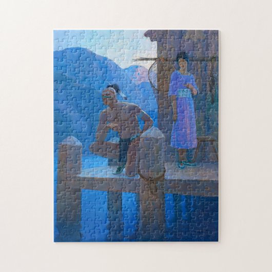 Chingachgook van Newell Convers Wyeth Legpuzzel (Verticaal)