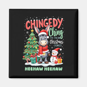 Chingedy Ching the Italy Kerstman Donkey Heehaw Magneet