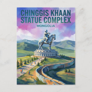 Chinggis Khaan Beeldcomplex Mongolië Briefkaart