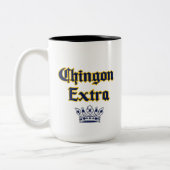 Chingon extra Slogan Coffee Mens mug (Gauche)