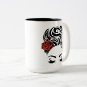 Chingona chingona mug à temps partiel (Devant droit)