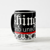 Chingona et Mug de café sans problème (Devant gauche)