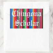 Chingona Scholar Sarape Sticker (Tas)