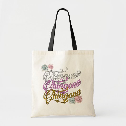 Chingona Shopping canvas tas (Voorkant)
