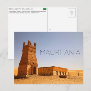 Chinguetti, Mauritanië Reisansichtkaart Briefkaart