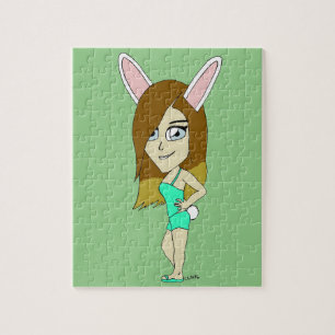 Chini Bunny meisje Legpuzzel