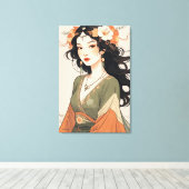 Chini Wong Canvas Afdruk (Insitu (Houten vloer))