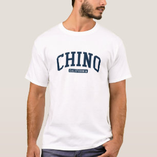 Chino California CA College Universiteit Stijl Nav T-shirt