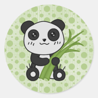 Chino De Panda Ronde Sticker